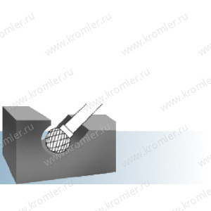 FCT-D KUD БОРФРЕЗА СФЕРИЧЕСКАЯ