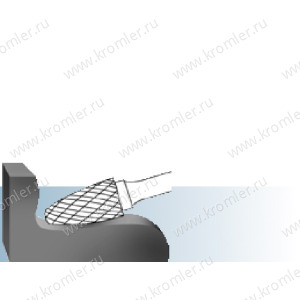 FCT-F RBF БОРФРЕЗА КРУГЛОКОНИЧЕСКАЯ
